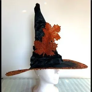 Maidin Vain | Accessories | Witch Hat Black Green Spiders 